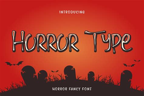 Horror Type Font By Edric Studio