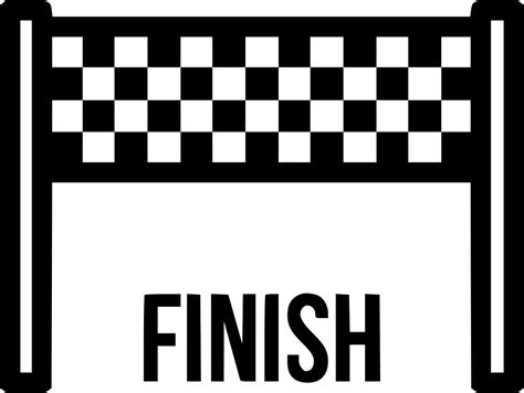 Finish Icon At Collection Of Finish Icon Free For