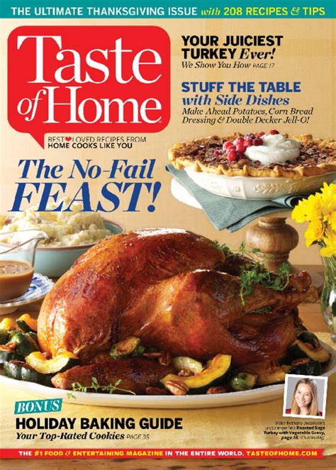 5313 Taste Of Home Cover 2015 November Issue
