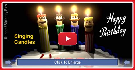 I Wish You A Very Happy Birthday Sending This Video Card With Singing