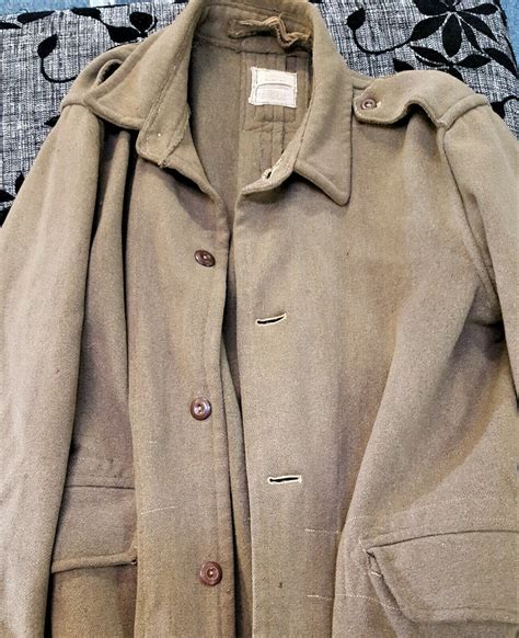 Ww2 Australian Army Uniform Winter Great Coat B Windsor 1943 Jb