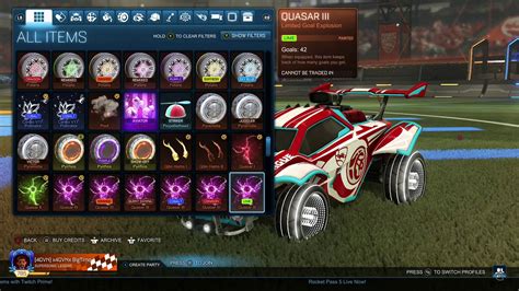 Rocket League Inventory Youtube