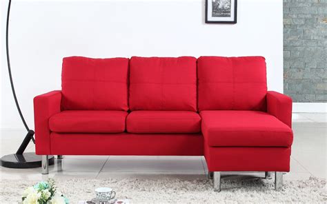 You can find storage sectionals with seats that lift up to reveal empty space. Metro Modern Reversible Small Linen Sectional Sofa with ...