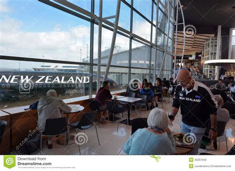 Passengers At Auckland International Airport Editorial Image Image Of