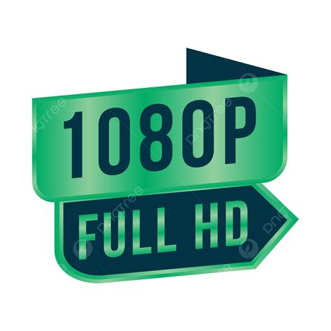 Tanda Full Hd 1080p Transparan Vektor 1080p 1080p Full Hd Tombol