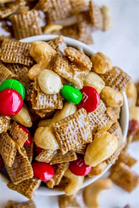 Sticky Sweet And Salty Christmas Chex Mix The Food Charlatan