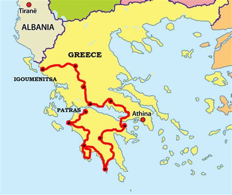 Ελλάδα, elláda, ), officially the hellenic republic, is a country located in southeast europe.its population is approximately 10.7 million as of 2018; heloohaloo: 25 Het beste Nederland Griekenland Kaarten