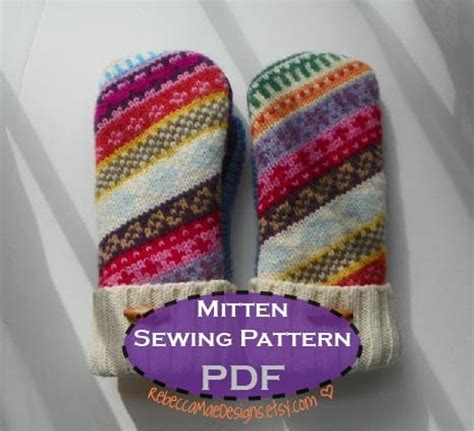 Free slipper sewing patterns are a great way to save money and make cozy slippers. PDF MITTEN PATTERN how to make mittens from by ...