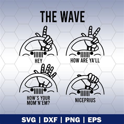 Jeep Svg Svg The Jeep Wave Hand Signal Logo Svg Files For Cricut Dxf