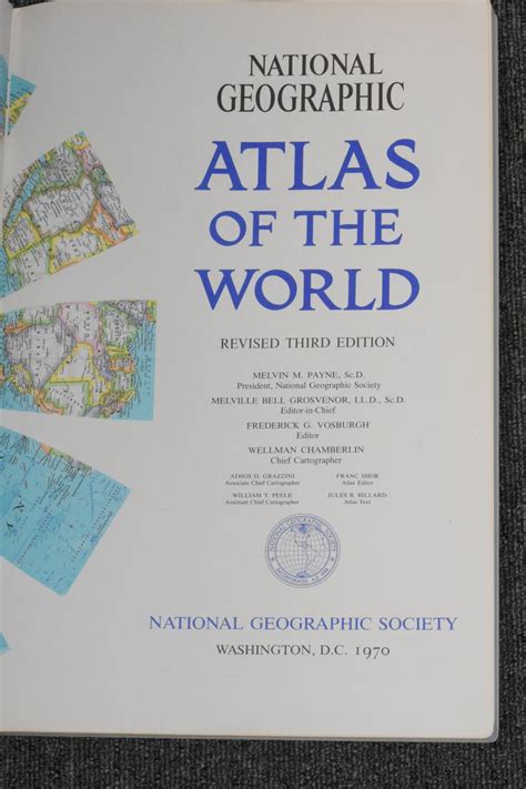 National Geographic Atlas Of The World Revised Third Edition By