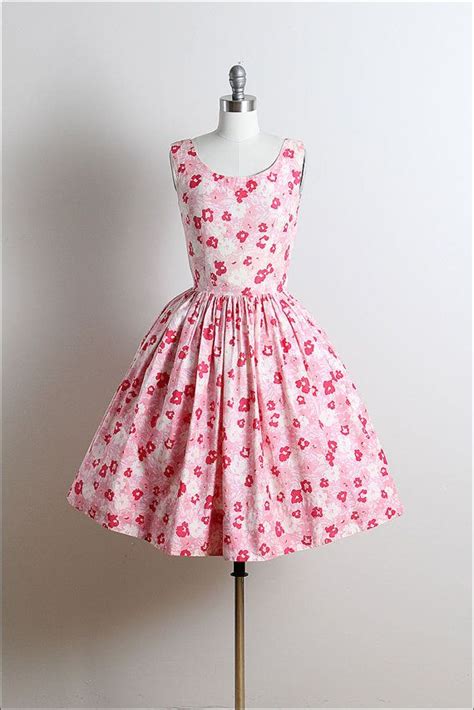 Vintage 50s Dress 1950s Vintage Dress And Wrap Floral Cotton Etsy