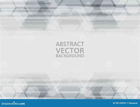 Geometric Gray Texture Seamless Background Vector Illustration