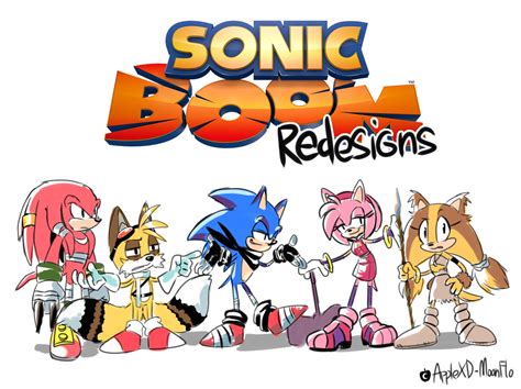 Sonic Boom Cast Redesign By Applexd Moonflo On Deviantart