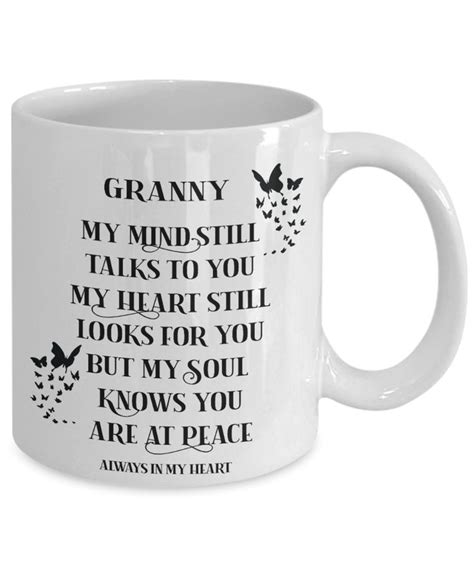 In loving memory quotesof granny. Granny Memorial Mug My Mind Still Talks to You In Loving ...