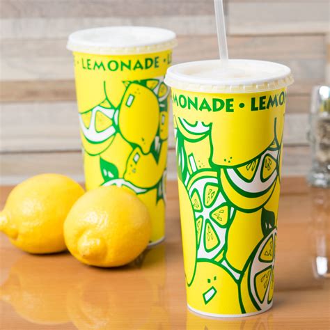 24 Oz Tall Paper Lemonade Cup 1000case