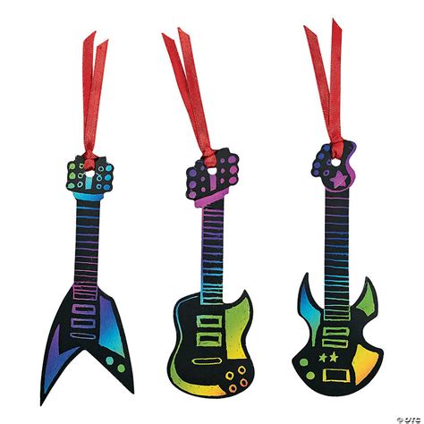 Magic Color Scratch Rock Star Guitar Ornaments Discontinued