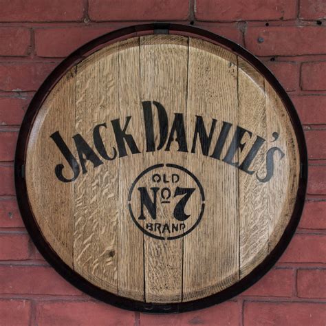Jack daniels barrel logo stencil. Jack Daniels Barrel Head With Barrel Hoop Wall Art