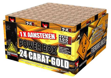 24 Carat Gold China Red Compound 2 Kilo 100 Shots KY6706 Vuurwerk