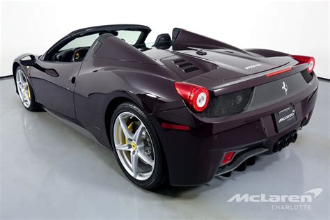 5.0 liter naturally aspirated v10 / power: Used 2014 Ferrari 458 Spider For Sale ($229,996) | McLaren ...