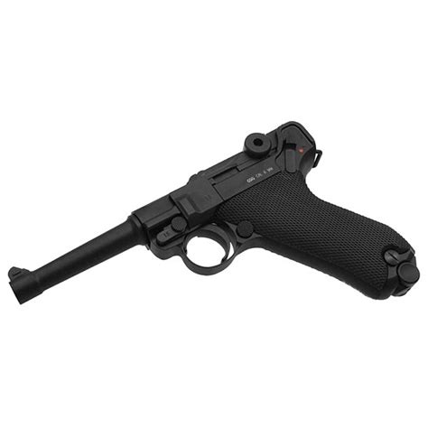 Pistol Airsoft Kwc Luger P08 Co2 Full Metal Blowback 4 Inches