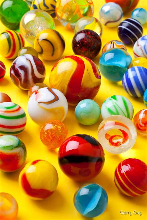 Lots Of Colorful Marbles By Garry Gay Redbubble