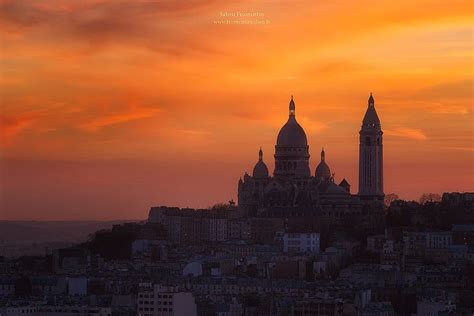 Sacré Coeur Under The Sunset Paris Places To Go Skyline Paris
