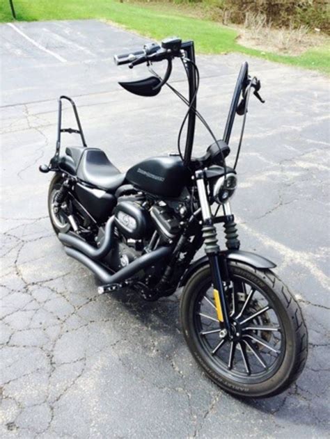 14 inch burly wiring kit with 12. Image result for sportster with ape hangers (With images ...