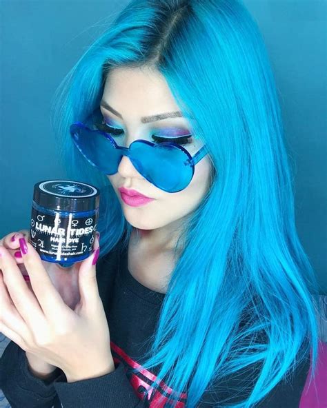 Cyan dye can be used to create the following items: Cutie @caroline_lye showing off her Cyan Sky #lunartide # ...