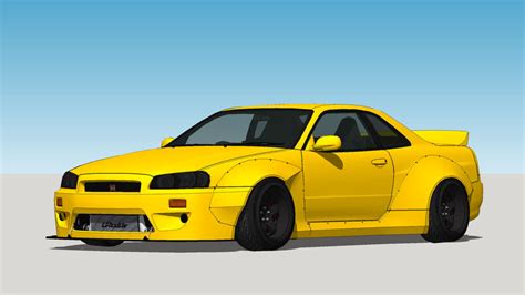 Submitted 3 years ago by jasonbrz. 1999 Nissan - GTR R34 GT-R V·spec II Rocket Bunny * | 3D ...