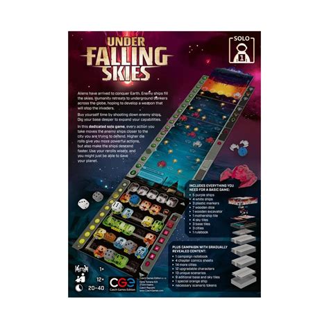 Buy Under Falling Skies Board Games Czech Games