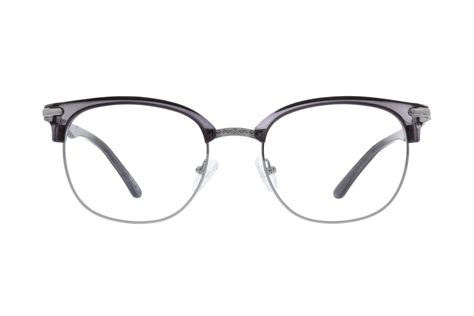 gray browline glasses 7810712 zenni optical eyeglasses browline glasses glasses eyeglasses