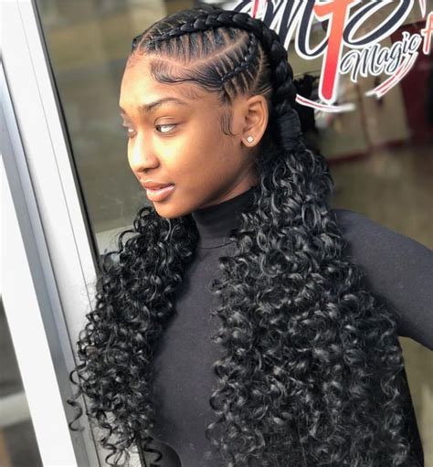 5 Ways To Wear The Two Braid Cornrow Style Everyones Rocking Un Ruly