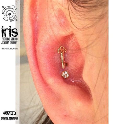 The Association Of On Instagram “stunning Set Of Conch Piercings Done By App Member