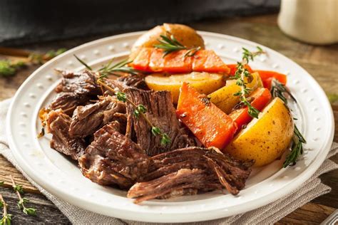 From brothernature 10 years ago. Slow Cooked Beef: Cross Rib Roast Recipe - Meals And Memories Are Made Here | Slow cooker pot ...