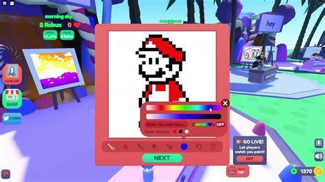 Roblox Starving Artists How To Draw 8bit Mario Youtube