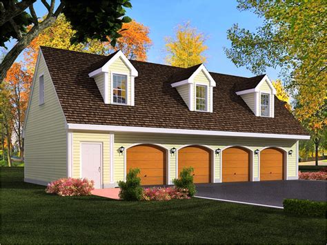House Plans With Attached 4 Car Garage
