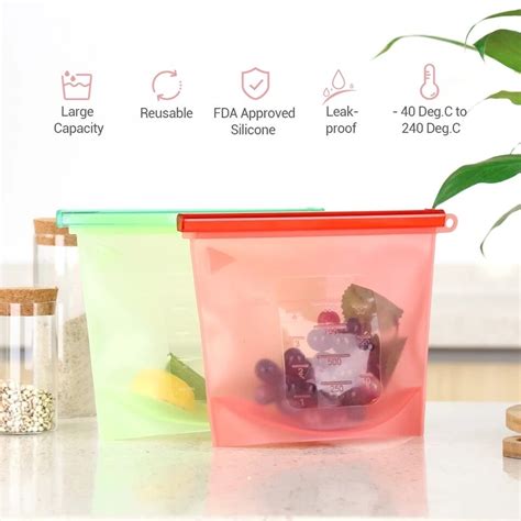 Reusable Silicone Storage Bag Purc