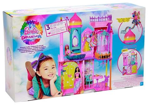 New Barbie Dreamtopia Rainbow Cove Princess Castle Playset Fairy