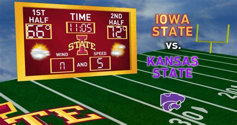 Iowa State Vs Kansas State Gameday Forecast Cyclonefanatic The Internet