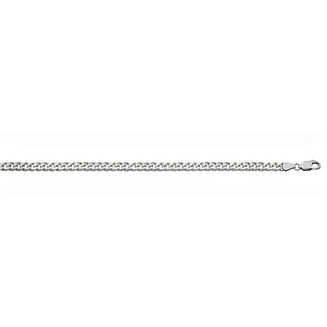 63mm Anti Tarnish Curb Chain 925 Sterling Silver 24 Inches