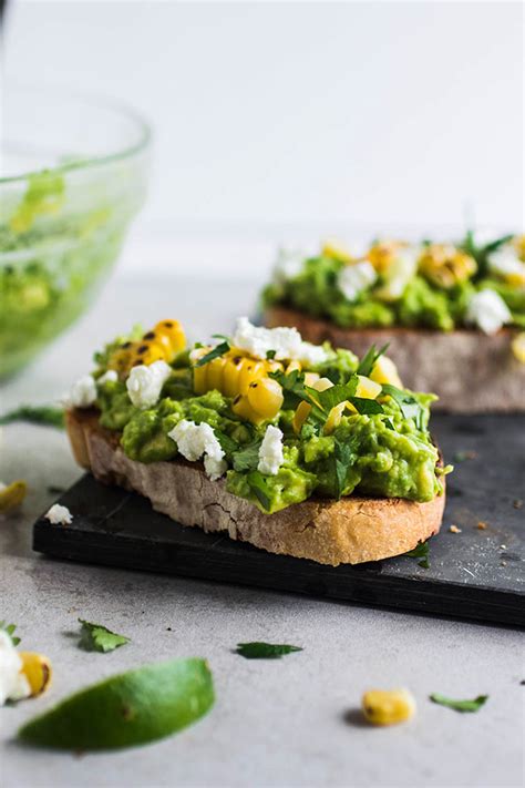 Grilled Corn Avocado Toast With Goat Cheese And Cilantro Life As A
