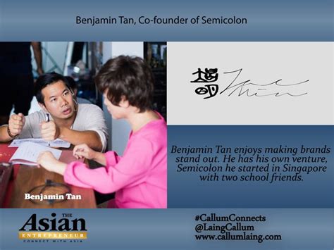Benjamin Tan Co Founder Of Semicolon Grow Business Co Founder