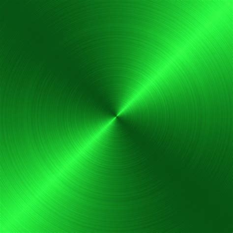 Green Circular Brushed Metal Background Metal Background Abstract