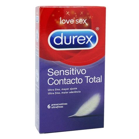Comprar Preservativos Durex Sensitivo Contacto Total 6 Uds A Precio De