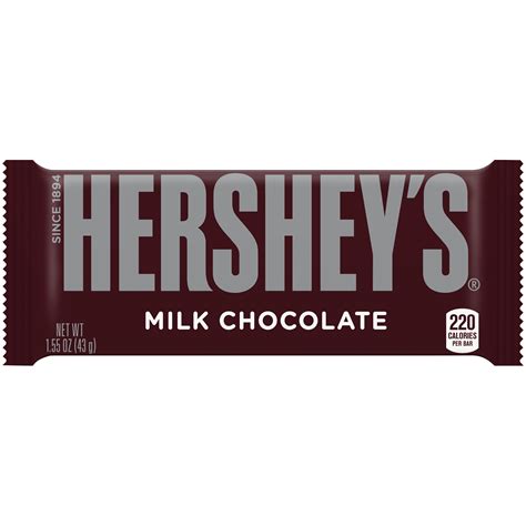 Hersheys Candy Bar 155 Oz 43 G