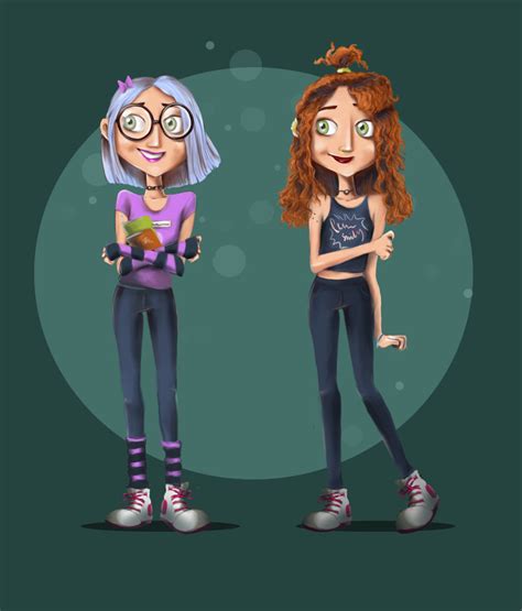 Character Designe Cartoon Concept Digital Painting Cartoon By