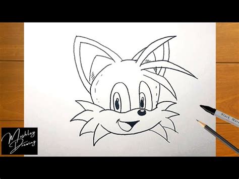 How To Draw Tails Face Sonic The Hedgehog Social Useful Stuff