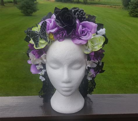Whipped Up This Flower Crown Yesterday Night For A Last Minute Look For