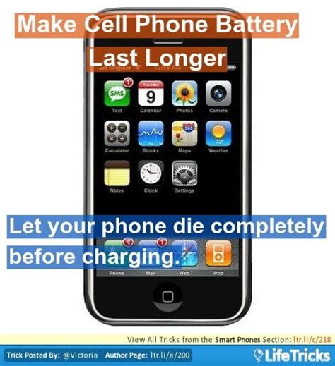 The most common reason for iphone users to replace their iphone is because the battery is worn. Smart Phones - Make Cell Phone Battery Last Longer ...