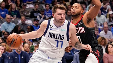 Doncic Has Another Triple Double Mavs Beat Rockets 129 114